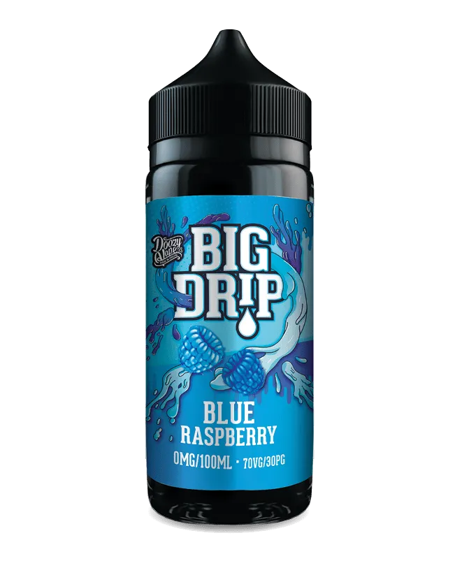 Big Drip By Doozy Vape Co - Blue Raspberry 0mg 100ml (Shortfill)