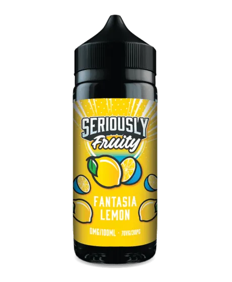 Seriously Fruity By Doozy Vape Co - Fantasia Lemon 100ml 0mg 100ml (Shortfill)