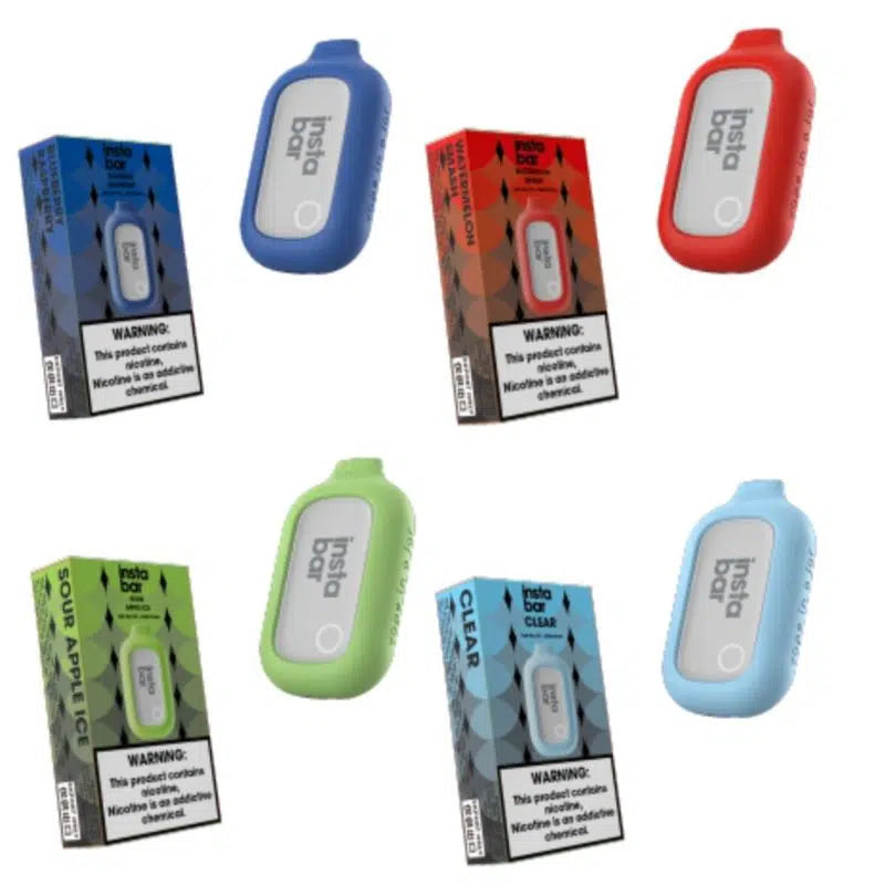 Insta Bar 5000 Puffs (INTERNATIONAL ORDERS ONLY. NOT FOR UK SALE)