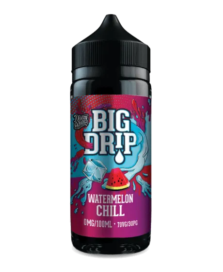 Big Drip By Doozy Vape Co - Watermelon Chill 0mg 100ml (Shortfill)