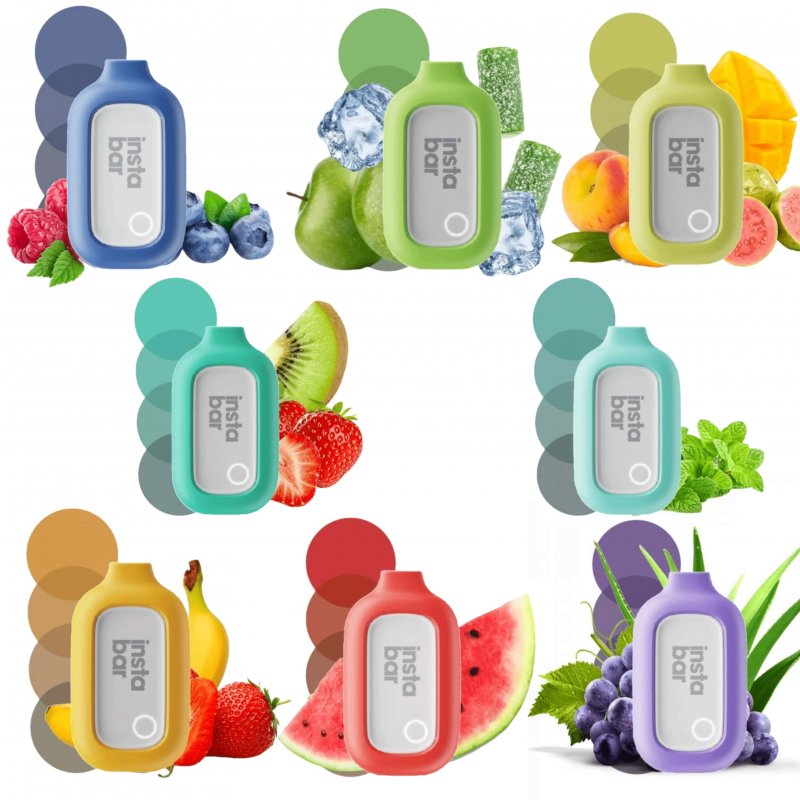 Insta Bar 5000 Puffs (INTERNATIONAL ORDERS ONLY. NOT FOR UK SALE)