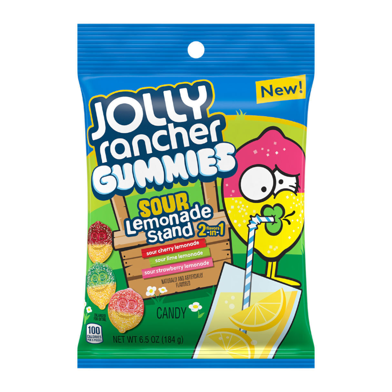 Jolly Rancher Gummies Sour Lemonade Stand