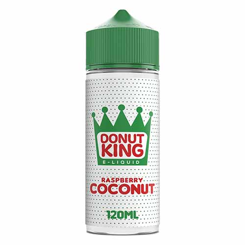 Donut King - Raspberry & Coconut 0mg 100ml (Shortfill)
