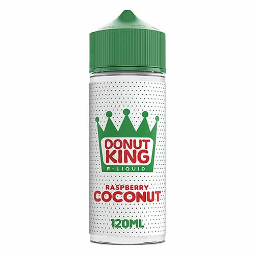 Donut King  - Raspberry & Coconut 0mg 100ml (Shortfill)