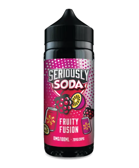 Seriously Soda By Doozy Vape Co - Fruity Fusion 0mg 100ml (Shortfill)
