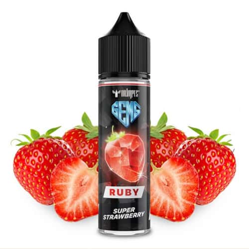 Gems - Ruby / Super Strawberry 0mg 50ml (Shortfill)