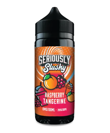 Seriously Slushy By Doozy Vape Co - Raspberry Tangerine 0mg 100ml (Shortfill)