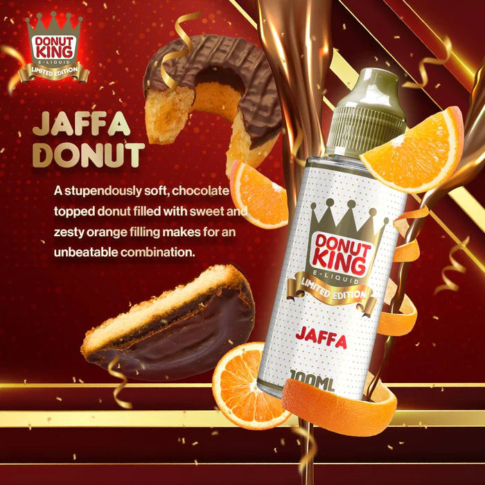 Donut King - Jaffa Donut 0mg 100ml (Shortfill)