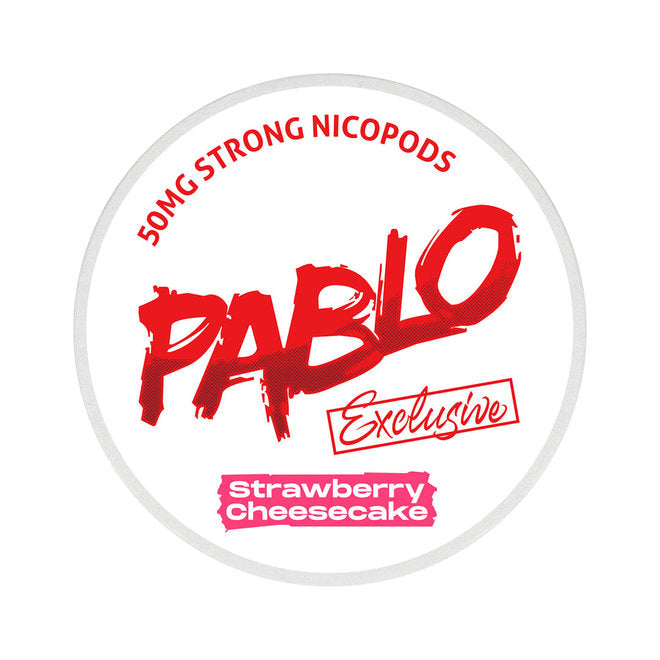 Pablo Exclusive (Extra Strong) 50MG - Strawberry Cheesecake