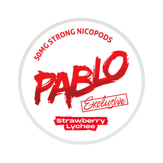 Pablo Exclusive (Extra Strong) 50MG - Strawberry Lychee