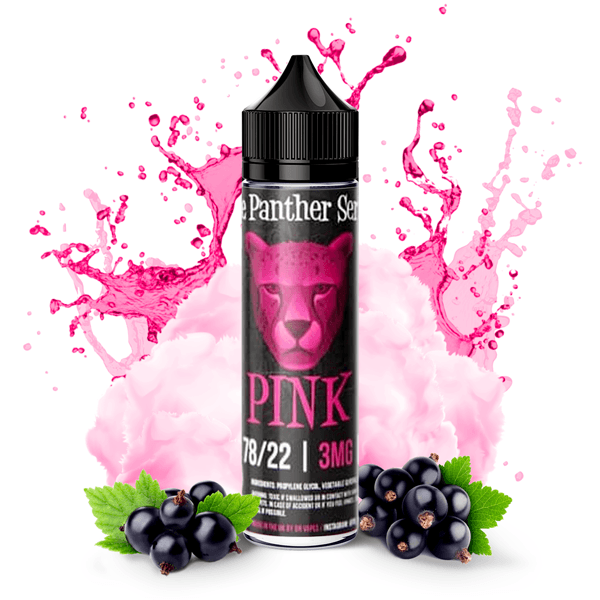The Panther Series - Blackcurrant Cotton Candy 0mg 50ml (Shortfill)