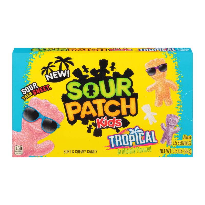 Sour Patch Candy Kids Theatre Box - Red, White & Blue